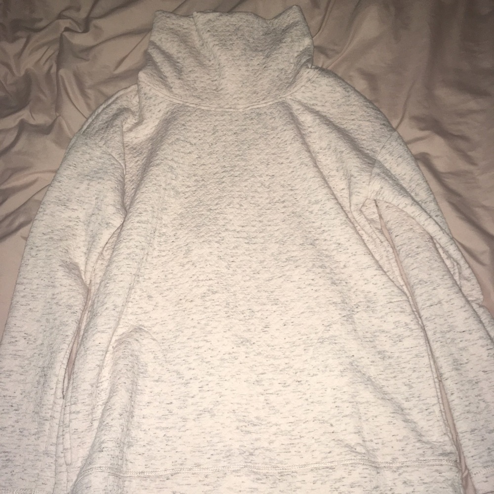 Pink and gray sweater